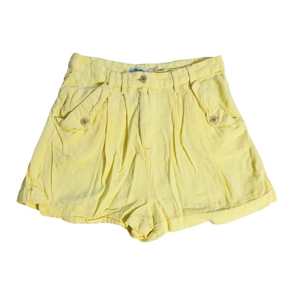 Kimchi Blue Pants - Kimchi Blue Urban Outfitters Yellow Super Soft High Waisted Shorts